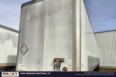 Used 2005 WABASH NATIONAL 53' Box Trailers Indiana US | Proxy Equipment #1385061