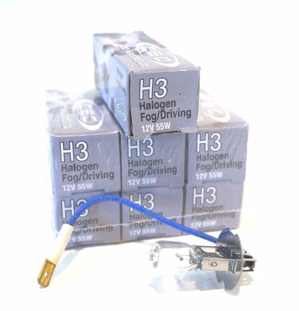 7 NEW CEC INDUSTRIES H3-55W HALOGEN LAMP H3 H355W