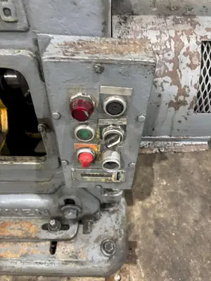 18 TON TISHKEN 4 POST MECHANICAL CUT-OFF PRESS USED