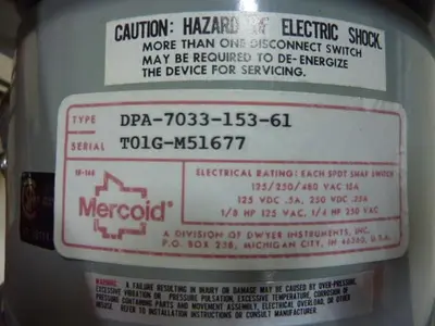 NEW MERCOID DPA-7033-153-61