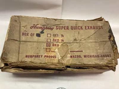 New | in-Stock HUMPHREY QE3 Pump & Valve Parts Ohio US | Surplus Asset Holdings #1365530