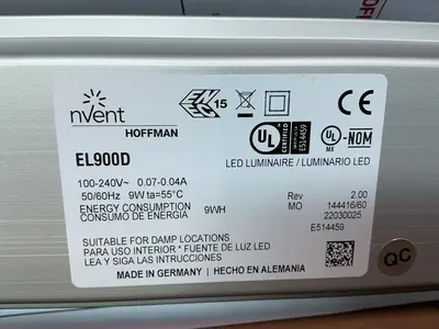 Used NVENT/HOFFMAN EL900D Lighting Ohio US | HGR 24 #1463344
