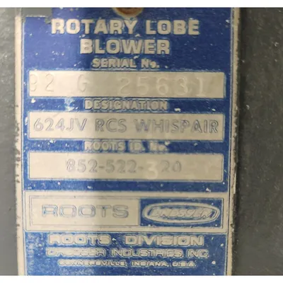 USED ROOTS DRESSER, INC. 624JV RCS WHISPAIR