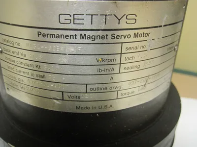 REFURBISHED GETTYS M131-H6CB-960F SERVO MOTOR