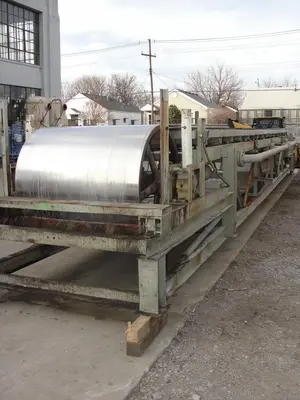 SPC4925  Flaker Sandvik belt flaker 47.5" width, 40' length, Stainless Steel Contact Parts