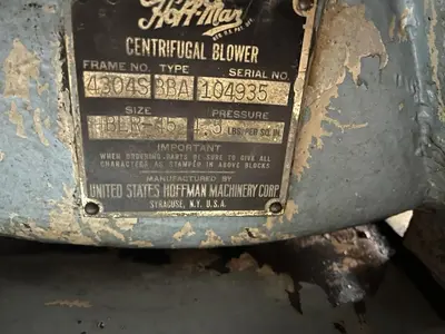 Used HOFFMAN BLR-45 HVAC Parts and Equipment Ohio US | Surplus Asset Holdings #1210078