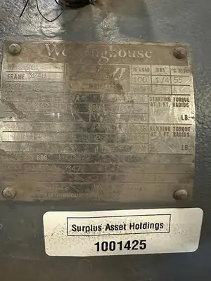 Used WESTINGHOUSE SQUIRREL CAGE A.C. Motors Ohio US | Surplus Asset Holdings #1187469