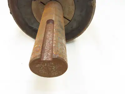 6"x 29"W Lagged Conveyor Pulley 1-7/16" Shaft Taper Bushed