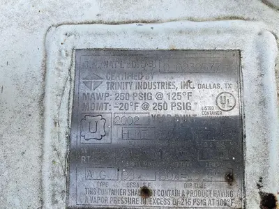 Used 2002 TRINITY INDUSTRIES INC. _UNKNOWN_ Cryogenic & Gas Tanks North Carolina US | DH Griffin Used Equipment #1383904