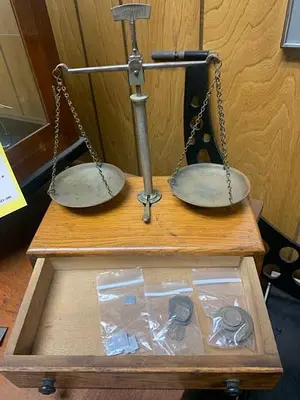 1597-385 Antique Troemner Type Balance Beam Scale