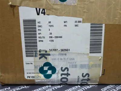 1/3 HP Baldor V400894.B01 Industrial Motor 1725 RPM 208-230/460V 56C Frame New NIB