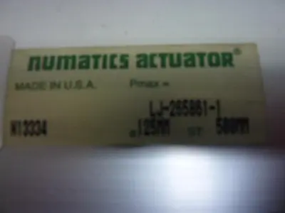 USED NUMATICS LJ-265861-1