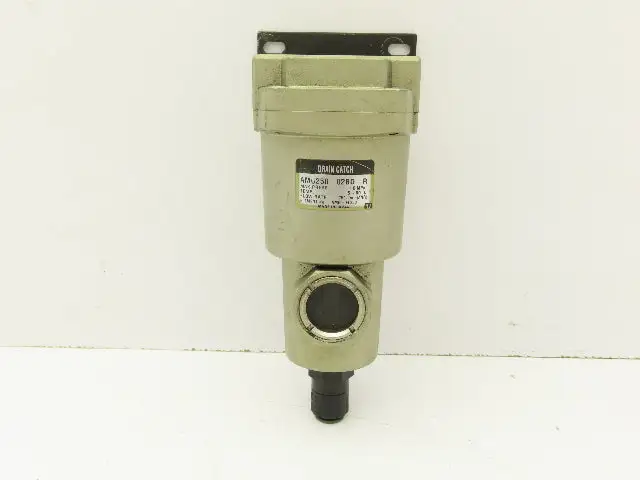 SMC AMG250-02BD-R Water Separator Drain Catch 1/4" NPT 1 MPa 750 l/min