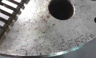 10" SP Sheffer, 3-Jaw Power, 3"  Hole, A1-8