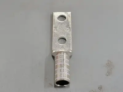 2 Hole White 66 Long Barrel Lug 300 KCMIL (Box of 10)
