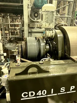 CBB CD 40I-SP sanitary decanter centrifuge, Duplex SS.