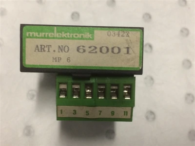 USED VARIOUS MURRELEKTRONIK ART.NO 62001 MP6-