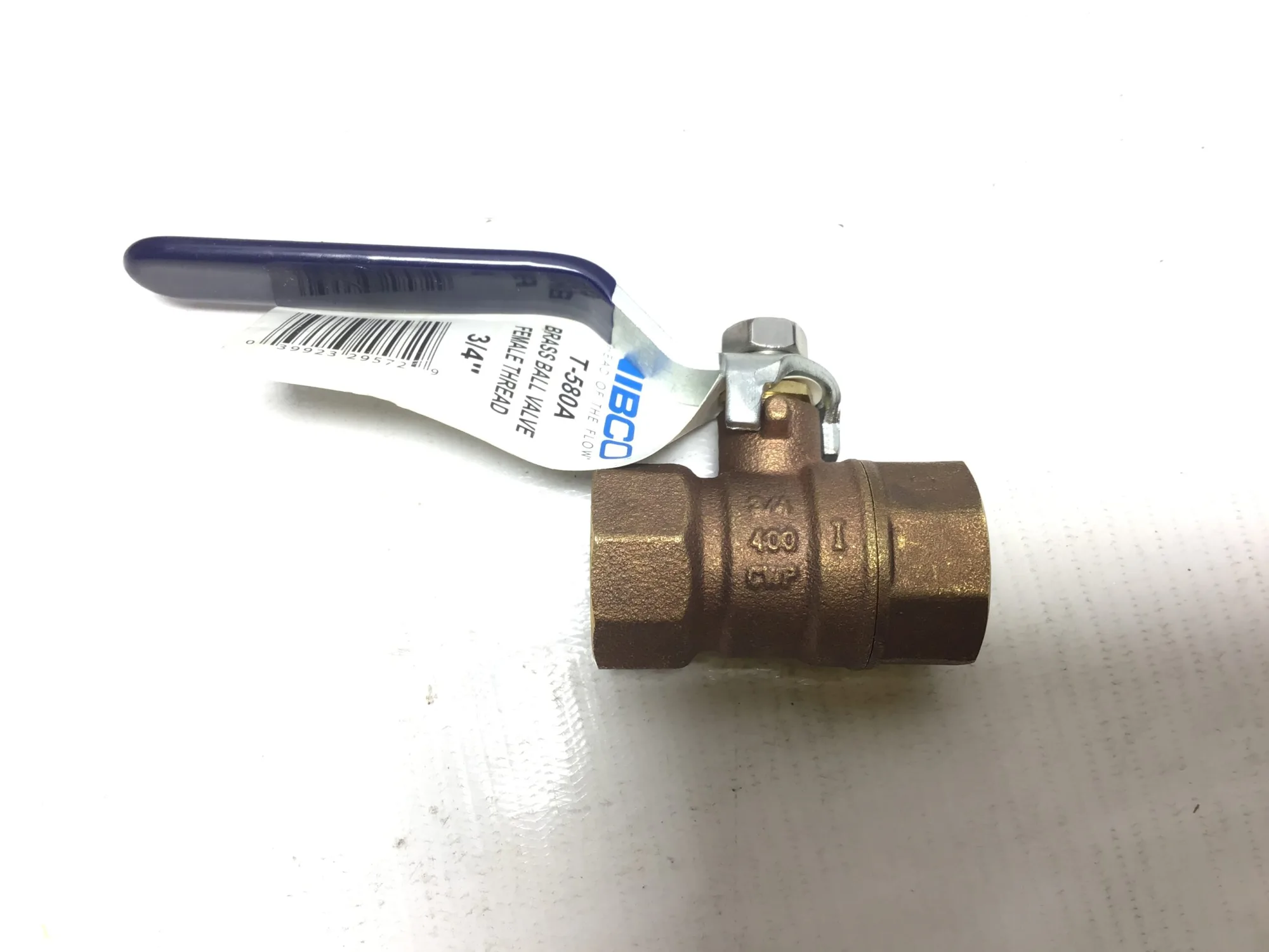 NIBCO T-580A 3/4″ Threaded Ball Valve FBB Conventional Port (12pcs/bx)