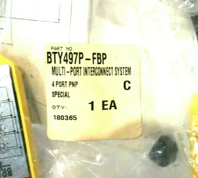 NEW BRAD HARRISON BTY497P-FBP MULTI-PORT INTERCONNECT SYSTEM BTY497PFBP