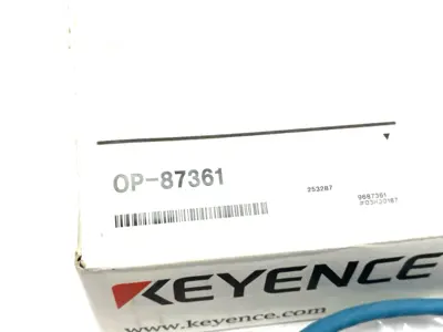 USED KEYENCE ETHERNET CONNECTION CABLE NFPA79 COMPATIBLE, 10 M