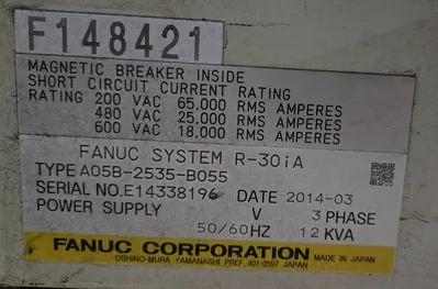 Used 2014 FANUC R-2000iB/210F + R-30iA Robots Michigan US | iGAM Industrial Marketplace #1291682