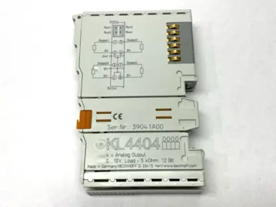 USED BECKHOFF OUTPUT BUS TERMINAL 4-CHANNEL