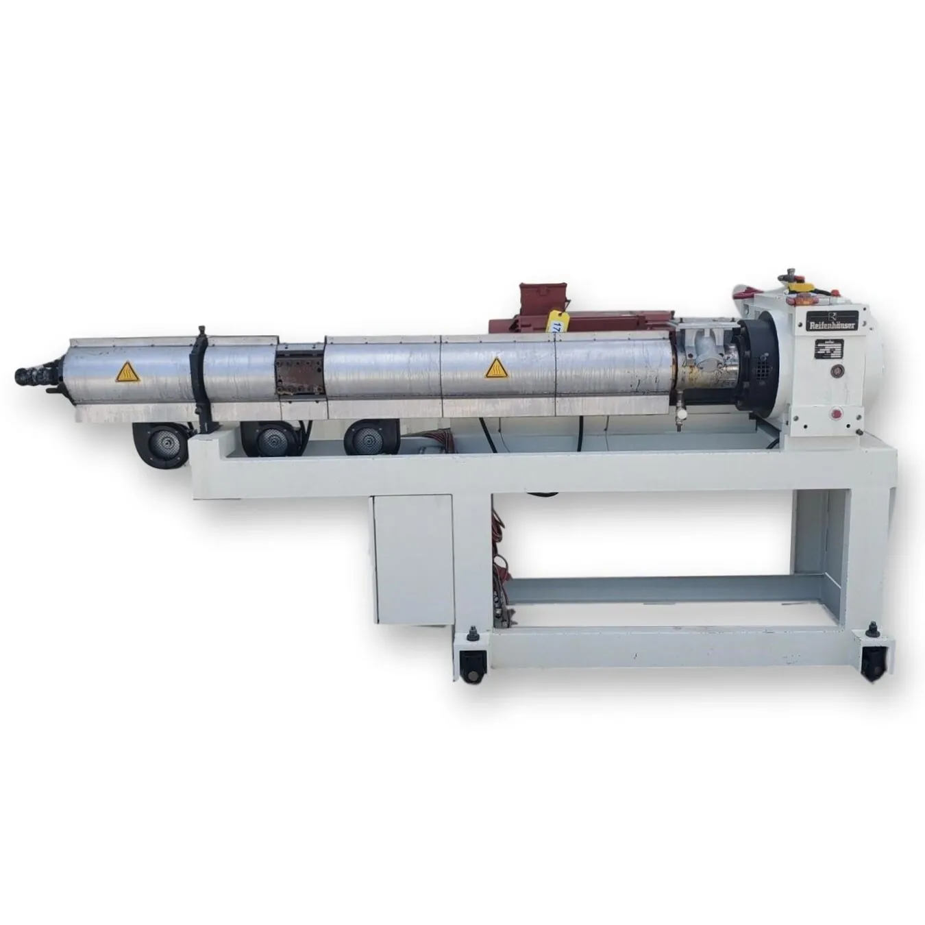 Used 55mm Bore Reifenhäuser Plastic Pellet Extrusion Extruder