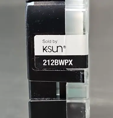 Epson 212BWPX Label Tape 1/2" K-Sun loc3E36