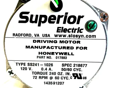 NEW SUPERIOR ELECTRIC SS241-1026 DRIVING MOTOR SS2411026