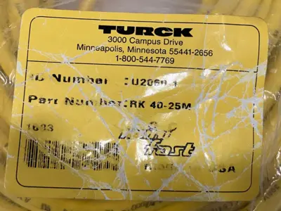 NEW TURCK U2060-1 SINGLE-ENDED CORDSET 4-PIN 7/8"-16 MINIFAST FEMALE