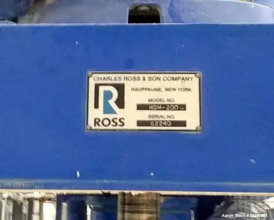 USED ROSS INDUSTRIES HDM-200