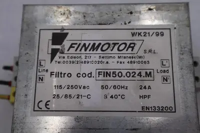 FINMOTOR FIN50.024.M FILTER STOCK #K-2389
