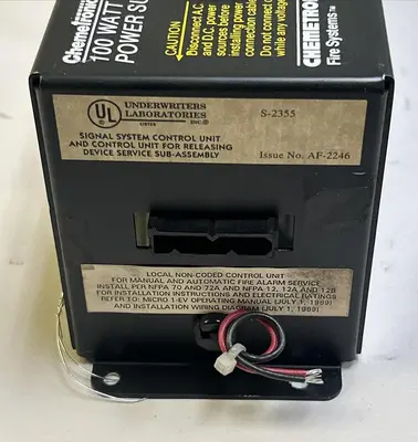 Used CHEMETRON SN7-010-0449 Miscellaneous Equipment (Electrical & Power) Ohio US | Surplus Asset Holdings #1209699