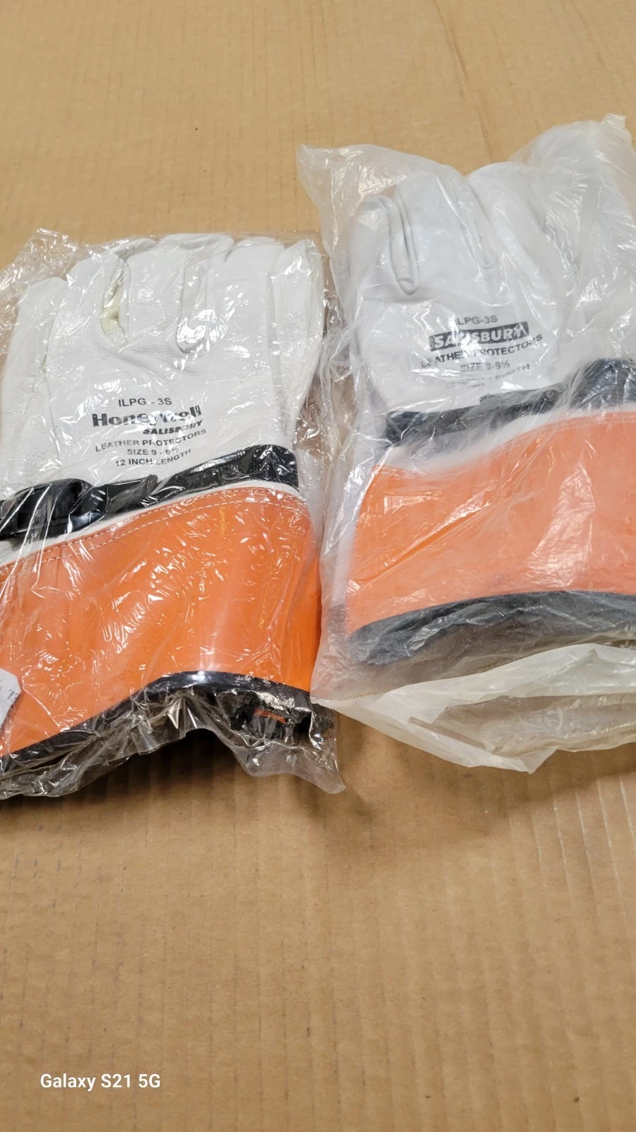 NEW Salisbury by Honeywell Salisbury ILP Series leather glove protectors SMALL 9-9 1/2, .