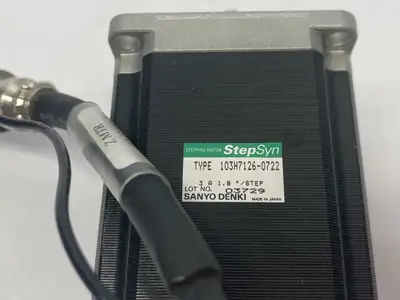 Used Sanyo Denki Step-Syn 2-Phase Stepping Motor 1.8º NO ENCODER Motors (misc) Michigan US | Maverick Industrial Sales #1392321