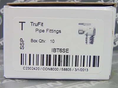 Box of 10 SSP TruFit IBT6SE Street Elbow Pipe Fittings 3/8" FNPT x 3/8" MNPT New NIB