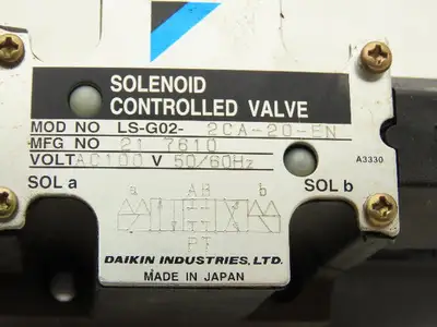 Used DAIKIN _UNKNOWN_ Valves/Fittings Indiana US | Arrow Industrial #1408498