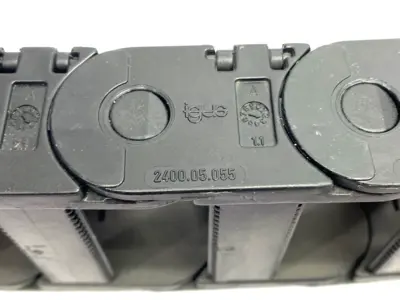 USED IGUS E-CHAIN CABLE CARRIER 22-LINKS 38" OVERALL LENGTH