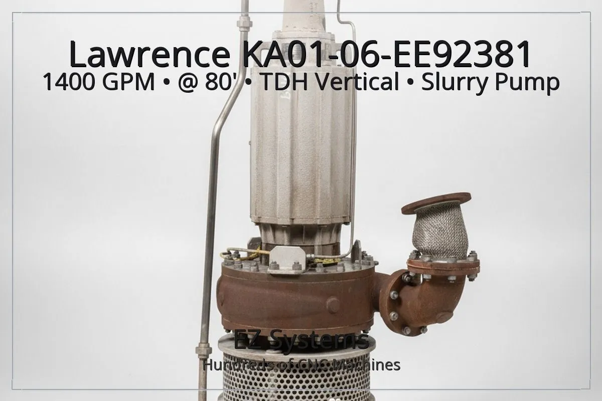 Used LAWRENCE KA01-06-EE92381 Pumps California US | [EZ] EZ Systems #1291581