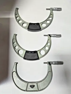 Nice Micrometer Set 0-1" - 11-12" Made by VIS Poland Machinist Tools