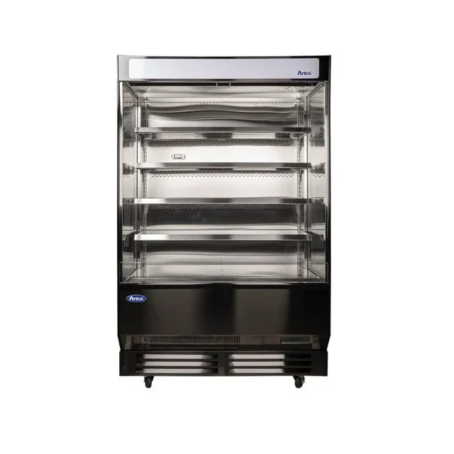 New | in-Stock Atosa New Atosa AOM-50B 50" Open Refrigerated Merchandiser Open Air Merchandisers (coolers) Illinois US | Falcon Restaurant Supply #1375256