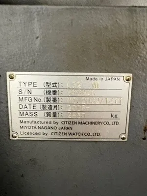 2006 CITIZEN L32VII CNC Swiss Lathe | Graff-Pinkert (4)