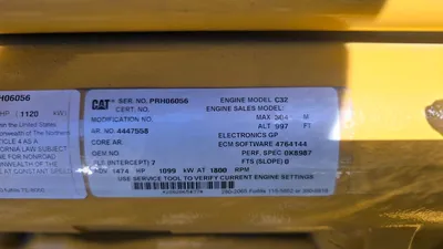 USED 2016 CATERPILLAR C32