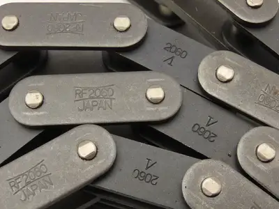 RF2060-2 Double Strand Roller Chain 1-1/2" Double Pitch 2" Wide 10' Length