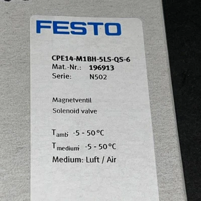 NEW Festo 196913