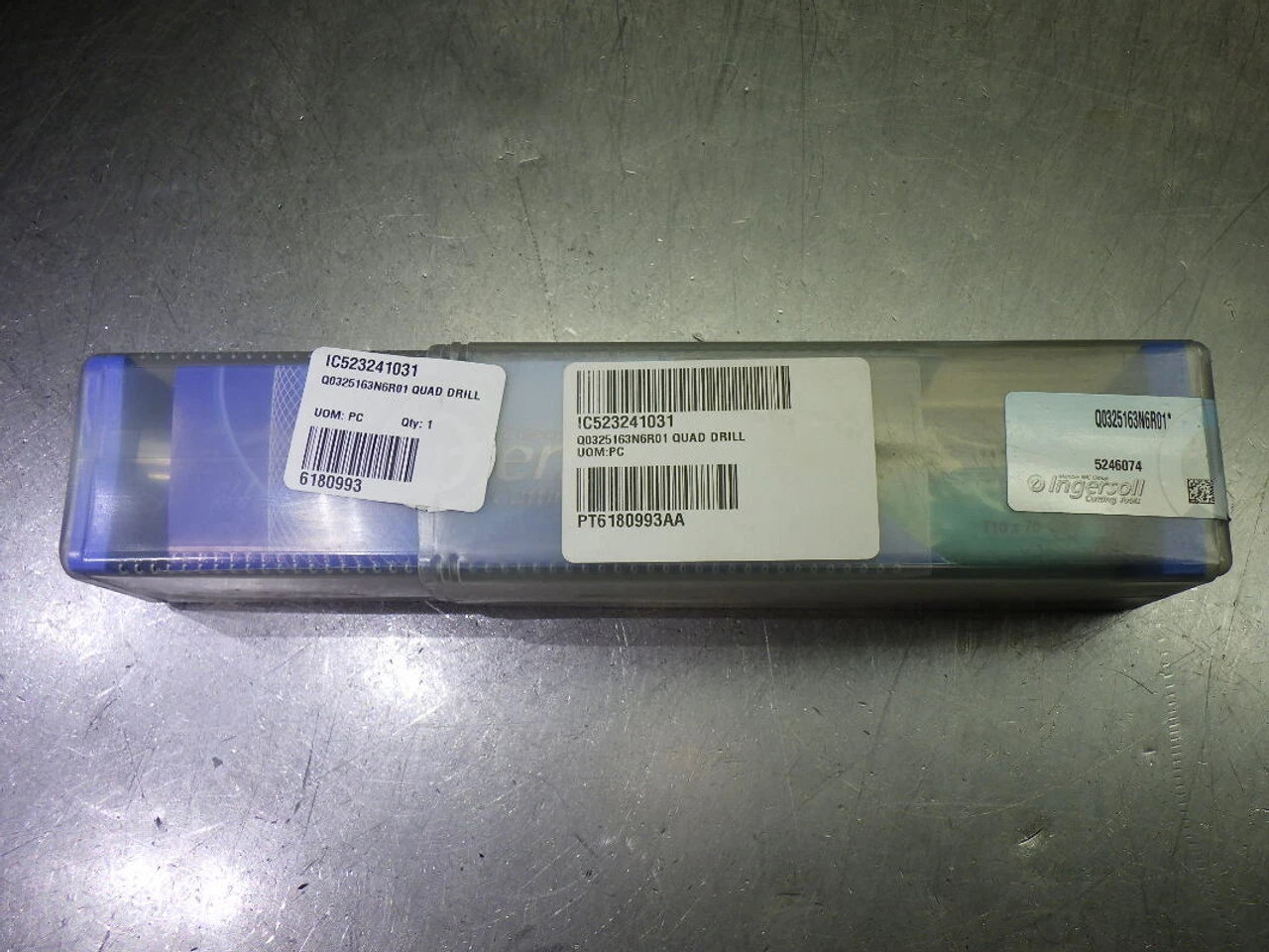 Ingersoll 1.281" Coolant Thru 5xD Drill 1.25" Shank Q0325163N6R01 (LOC2848D)