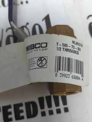 New | in-Stock NIBCO T-585-70-SV Pump & Valve Parts Ohio US | Surplus Asset Holdings #1241046