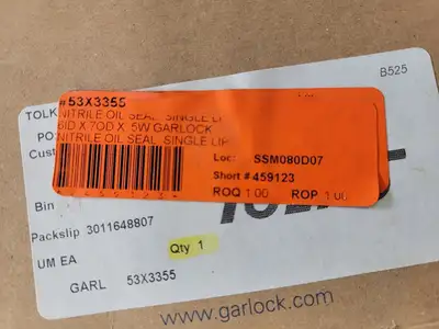 USED GARLOCK 21086-3355