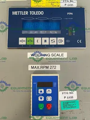 USED METTLER TOLEDO PANTHER DIGITAL WEIGHT DISPLAY & LENZE ESV4 INVERTER IN ENCLOSURE