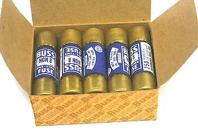 10 NEW BUSSMANN NON-8 FUSES NON8